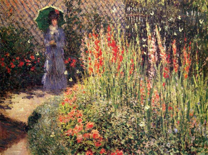 Cloude Monet Oil Paintings Gladioli 1876 - Click Image to Close