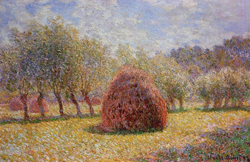 Cloude Monet Classical Oil Paintings Haystack 1865 - Click Image to Close