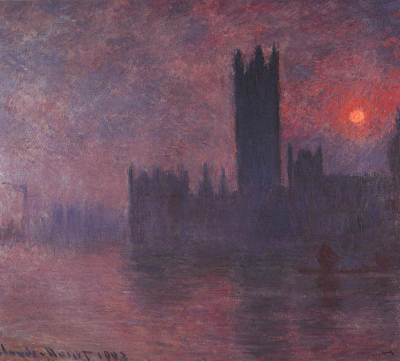 Monet Oil Paintings Houses of Parliament at Sunset 1903