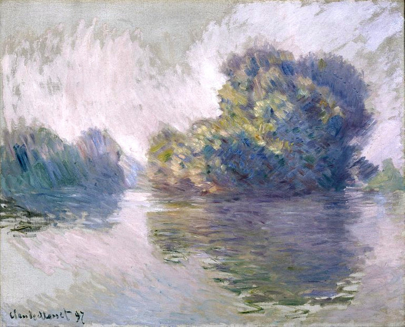 Cloude Monet Oil Painting Islands at Port-Villez 1897 - Click Image to Close