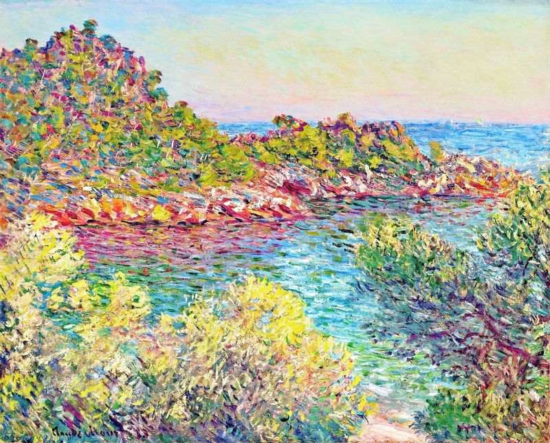 Cloude Monet Oil Painting Landscape near Montecarlo 1883 - Click Image to Close