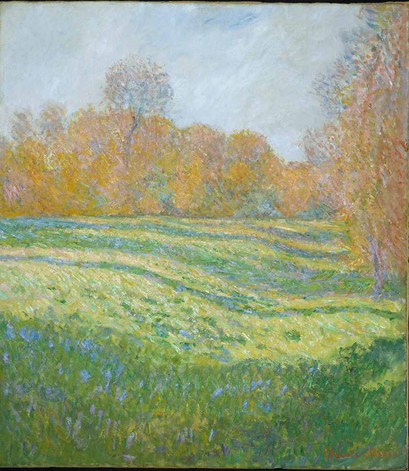 Cloude Monet Oil Painting Meadow at Giverny 1886 - Click Image to Close