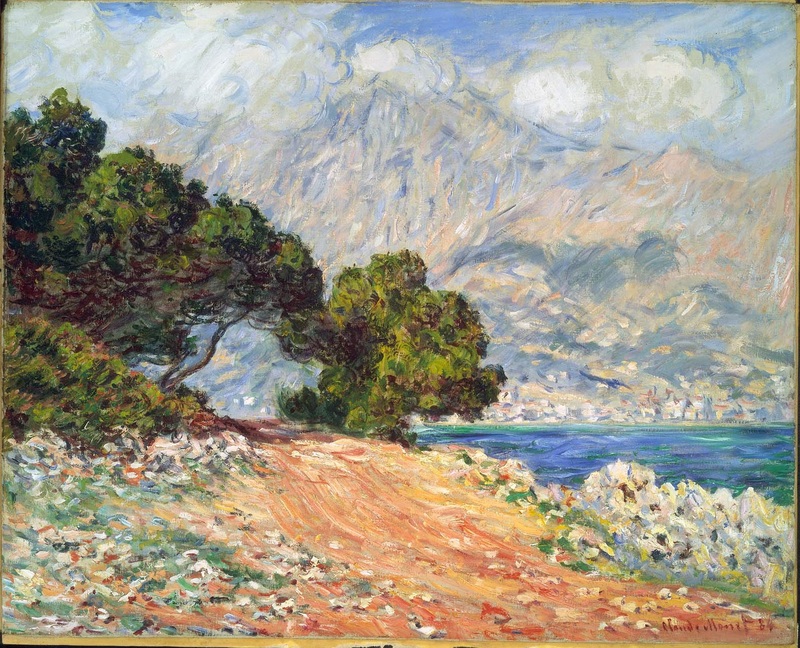 Cloude Monet Oil Painting Meton Seen from Cap Martin 1884 - Click Image to Close