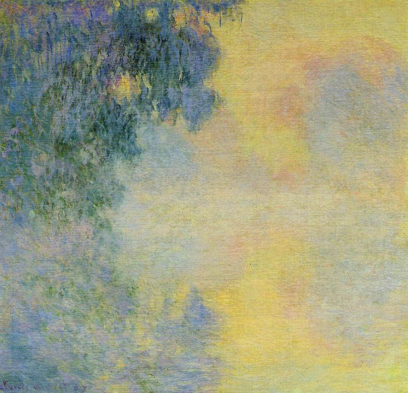 Cloude Monet Misty Morning on the Seine, Sunrise 1897 - Click Image to Close