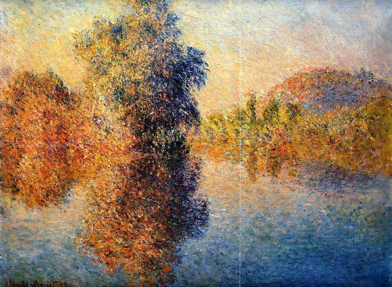 Cloude Monet Paintings Morning on the Seine 1893