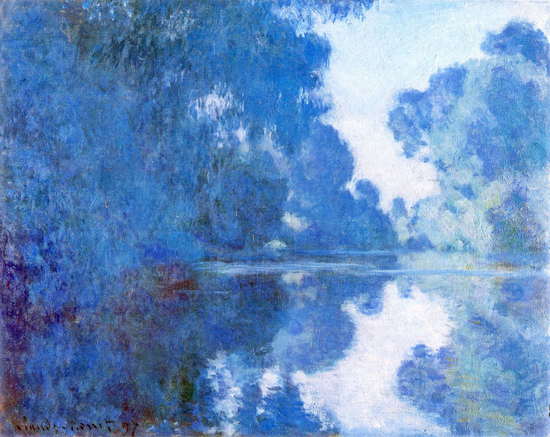 Cloude Monet Oil Paintings Morning on the Seine 1896 - Click Image to Close