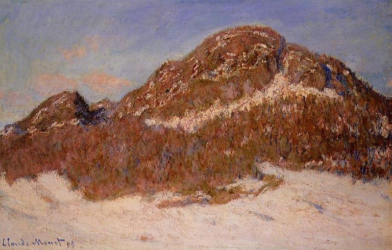 Cloude Monet Classical Oil Paintings Mount Kolsaas 3 1895