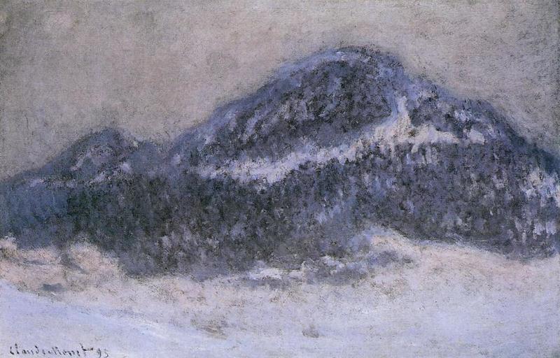 Cloude Monet Oil Paintings Mount Kolsaas in Misty Weather 1895 - Click Image to Close