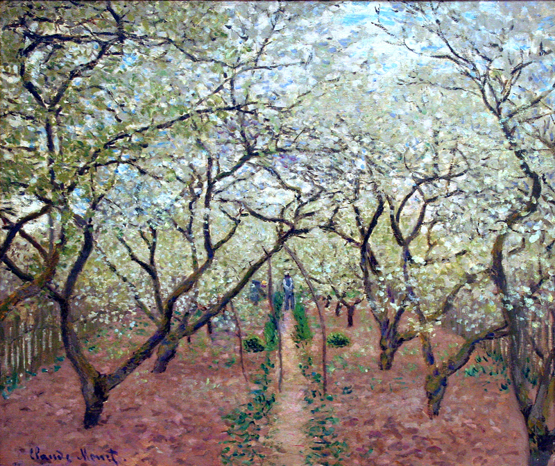 Cloude Monet Oil Painting Orchard in Bloom 1879 - Click Image to Close