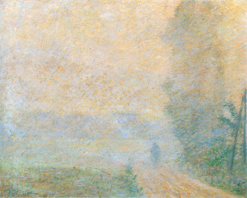 Cloude Monet Oil Painting Path in the Fog 1887 - Click Image to Close