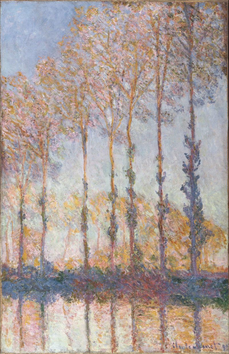 Cloude Monet Oil Paintings Poplars on the Banks of the Epte 1891 - Click Image to Close