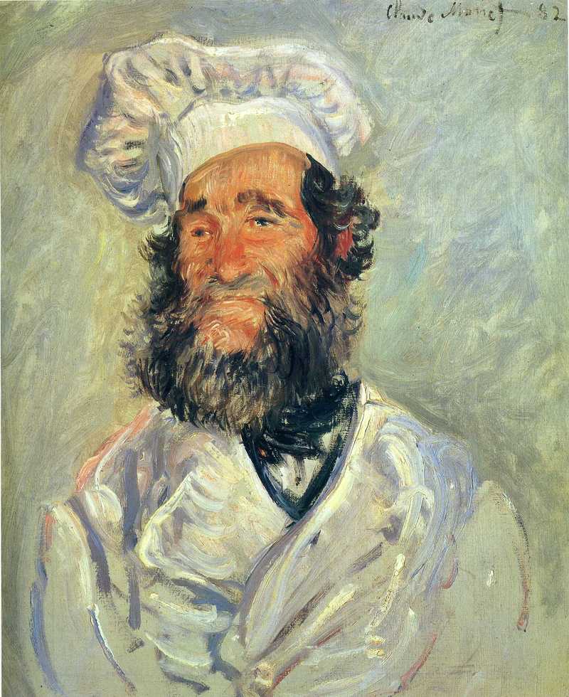 Cloude Monet Oil Painting Portrait of Pere Paul 1882 - Click Image to Close