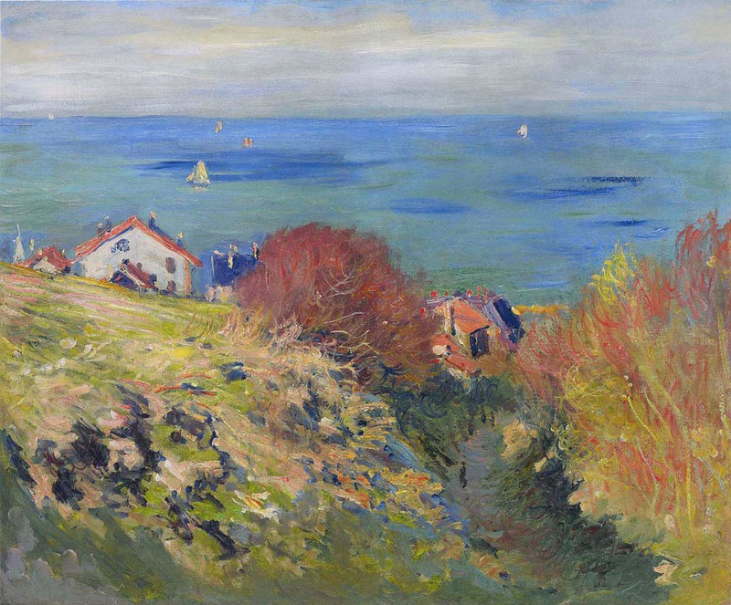 Cloude Monet Oil Painting Pourville 1882 - Click Image to Close