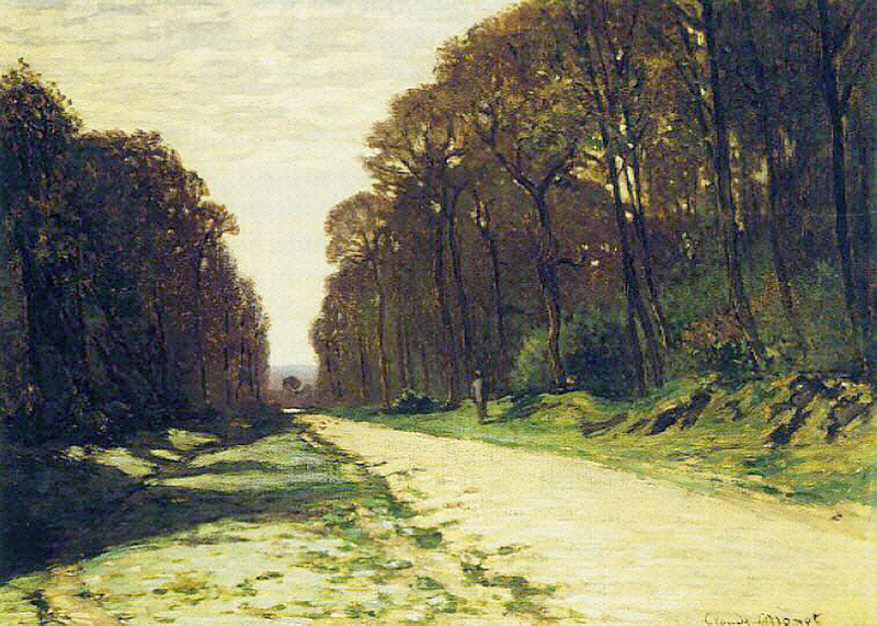 Cloude Monet Oil Paintings Road in a Forest Fontainebleau - Click Image to Close