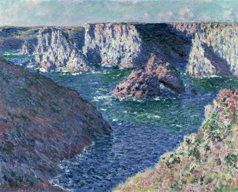 Cloude Monet Oil Painting Rocks at Belle-Ile 1886 - Click Image to Close