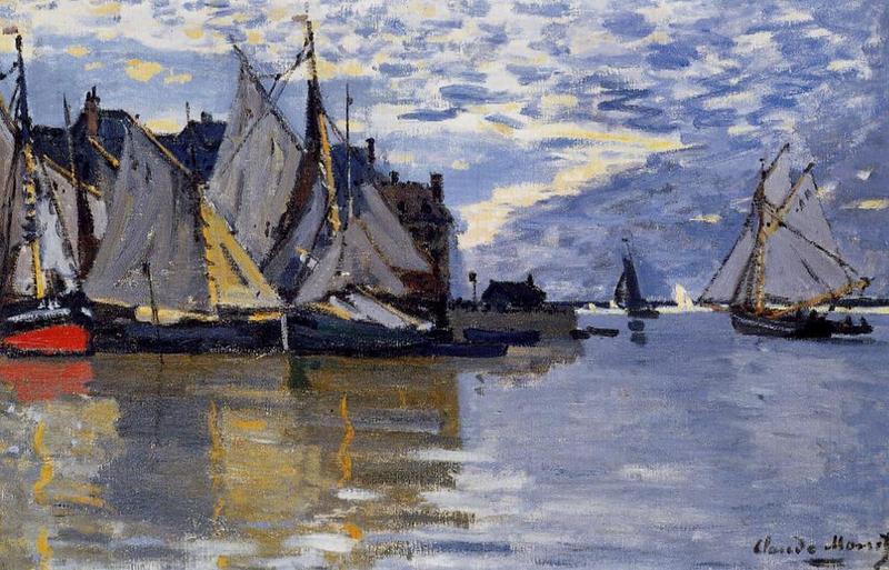 Cloude Monet Classical Oil Paintings Sailboats 1866 - Click Image to Close