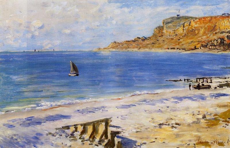 Cloude Monet Oil Paintings Sailing At Sainte Adresse 1873 - Click Image to Close