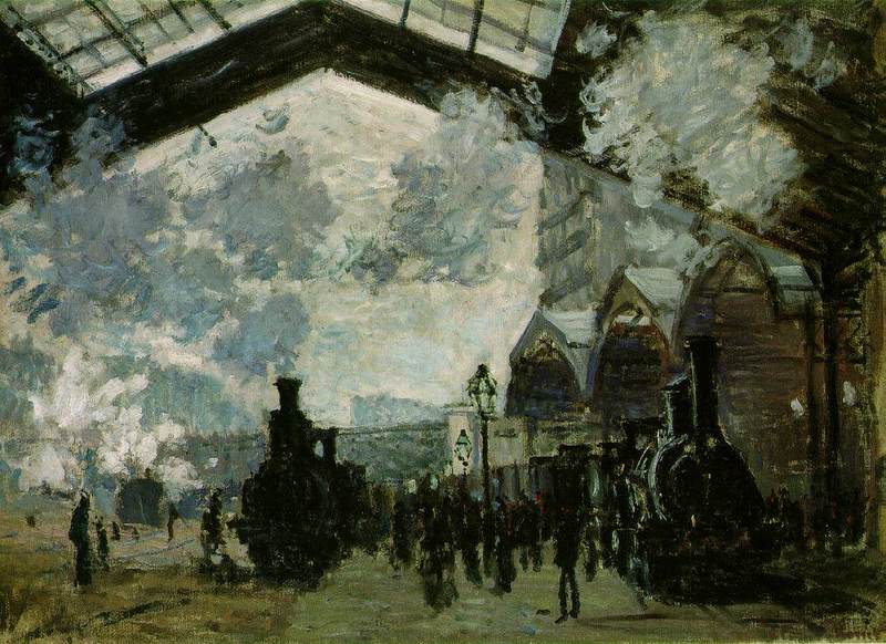 Saint-Lazare Station, Arrival of a Train 1877