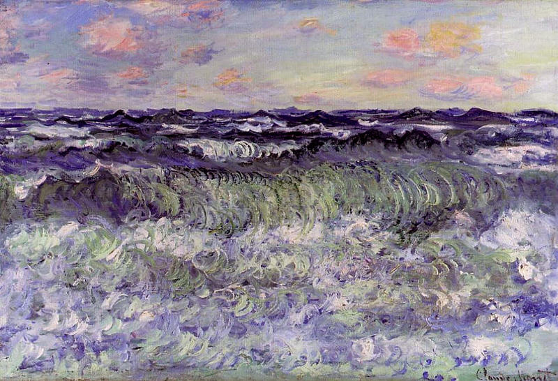 Cloude Monet Classical Oil Paintings Sea. Study. 1881 - Click Image to Close