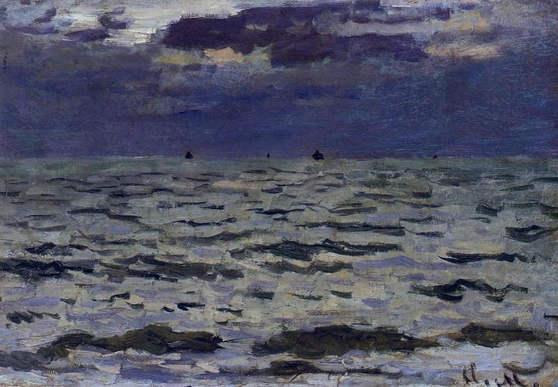 Cloude Monet Oil Paintings Seascape 1866 - Click Image to Close