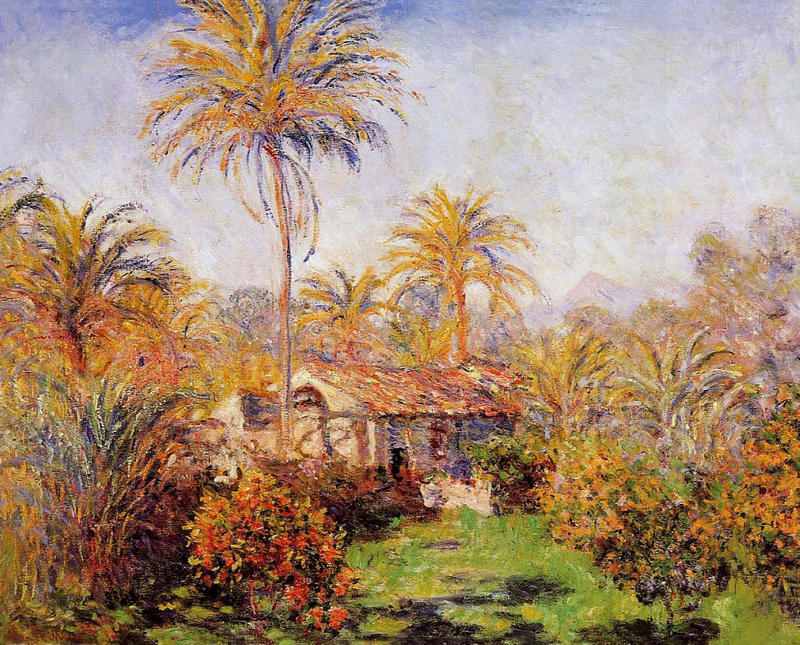 Cloude Monet Oil Paintings Small Country Farm in Bordighera 1884 - Click Image to Close