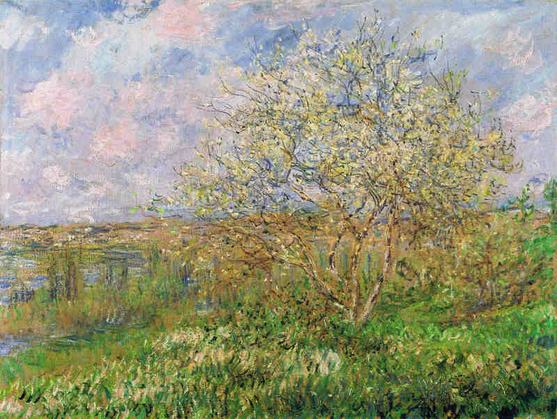 Cloude Monet Painting Springtime 1880