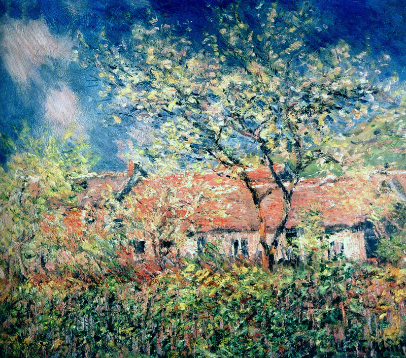 Cloude Monet Paintings Springtime at Giverny 1886