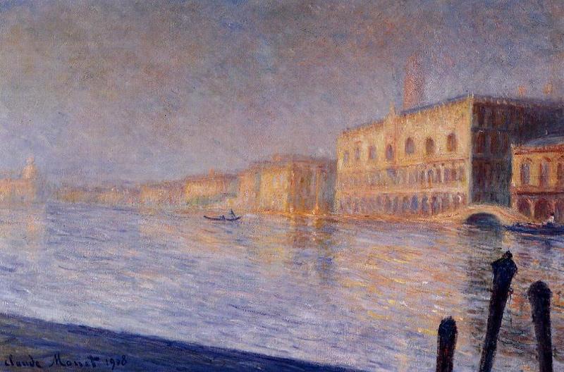 Cloude Monet Classical Oil Paintings The Doges' Palace 1908 - Click Image to Close