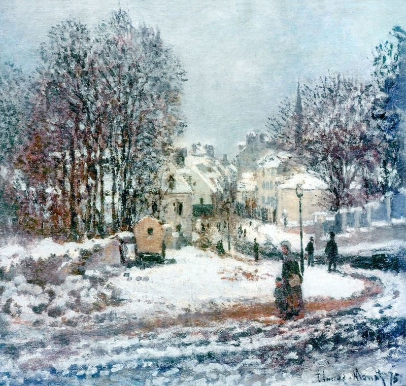 The Grand Street Entering to Argenteuil, Winter 1885