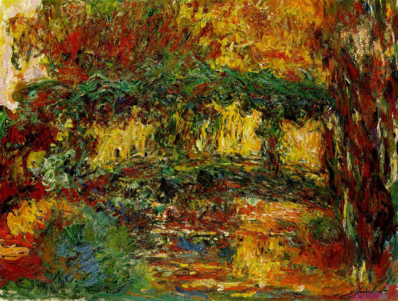 Cloude Monet Oil Paintings The Japanese Bridge 4 1924