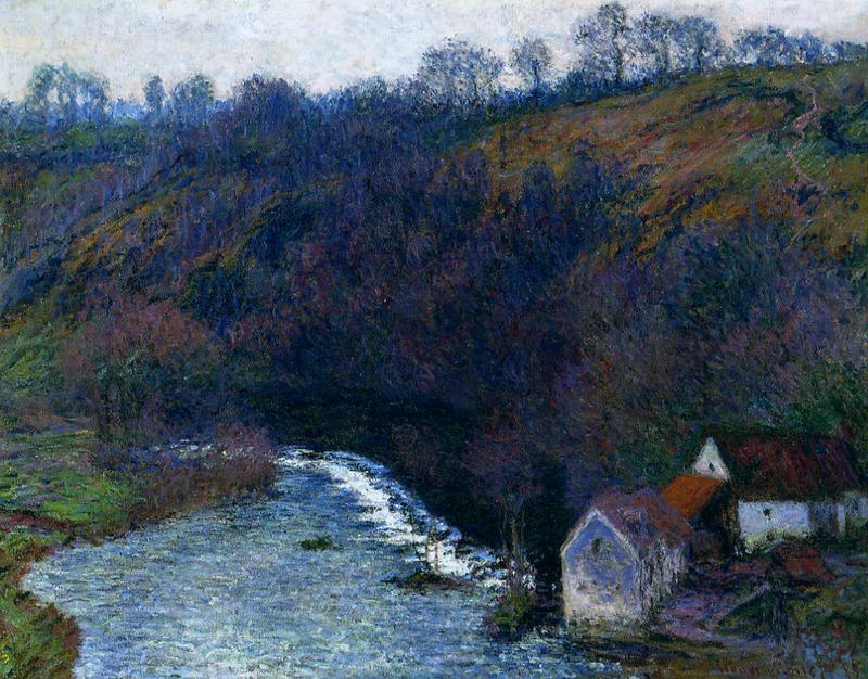 Cloude Monet Oil Paintings The Mill at Vervy 1889