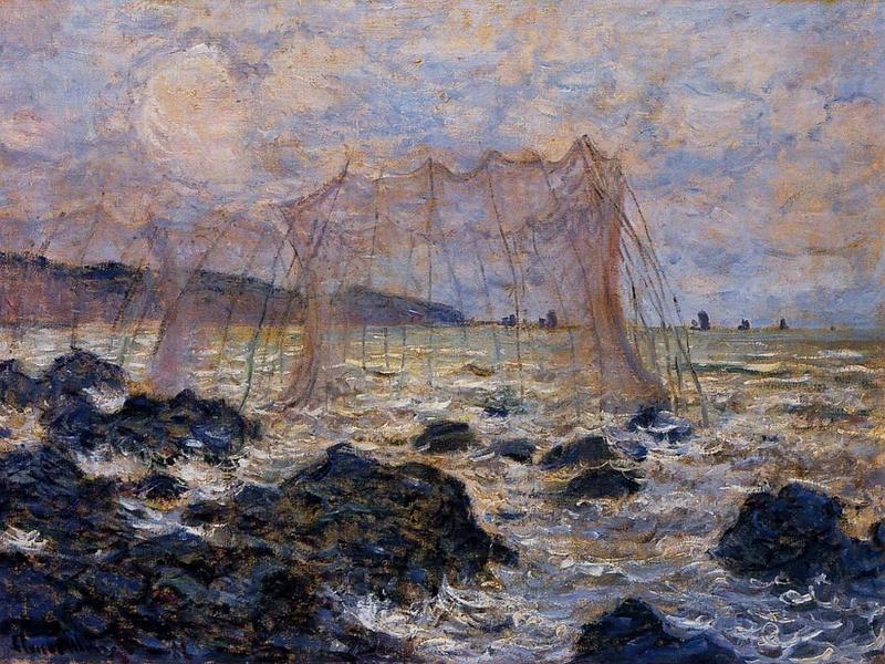 Cloude Monet Oil Paintings The Nets 1882