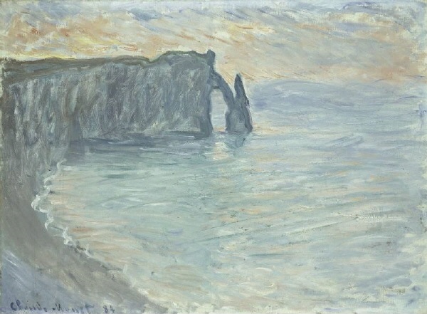 Monet Oil Paintings The Rock Needle and the Porte d'Aval 1884