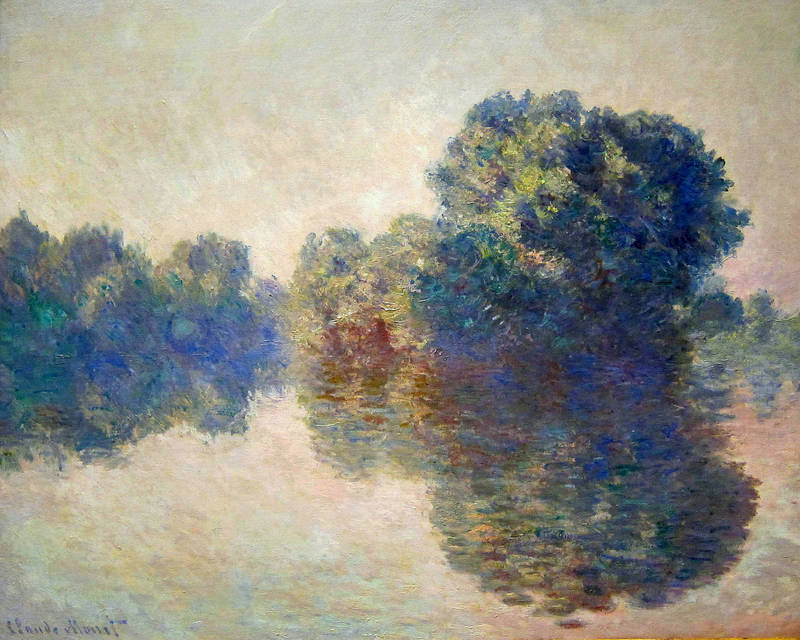 Cloude Monet Paintings The Seine near Giverny 1897