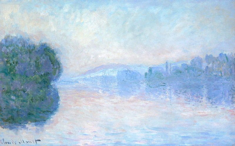 Cloude Monet Oil Paintings The Siene near Vernon 1894