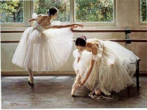 Dafen Oil Painting on canvas -ballet02